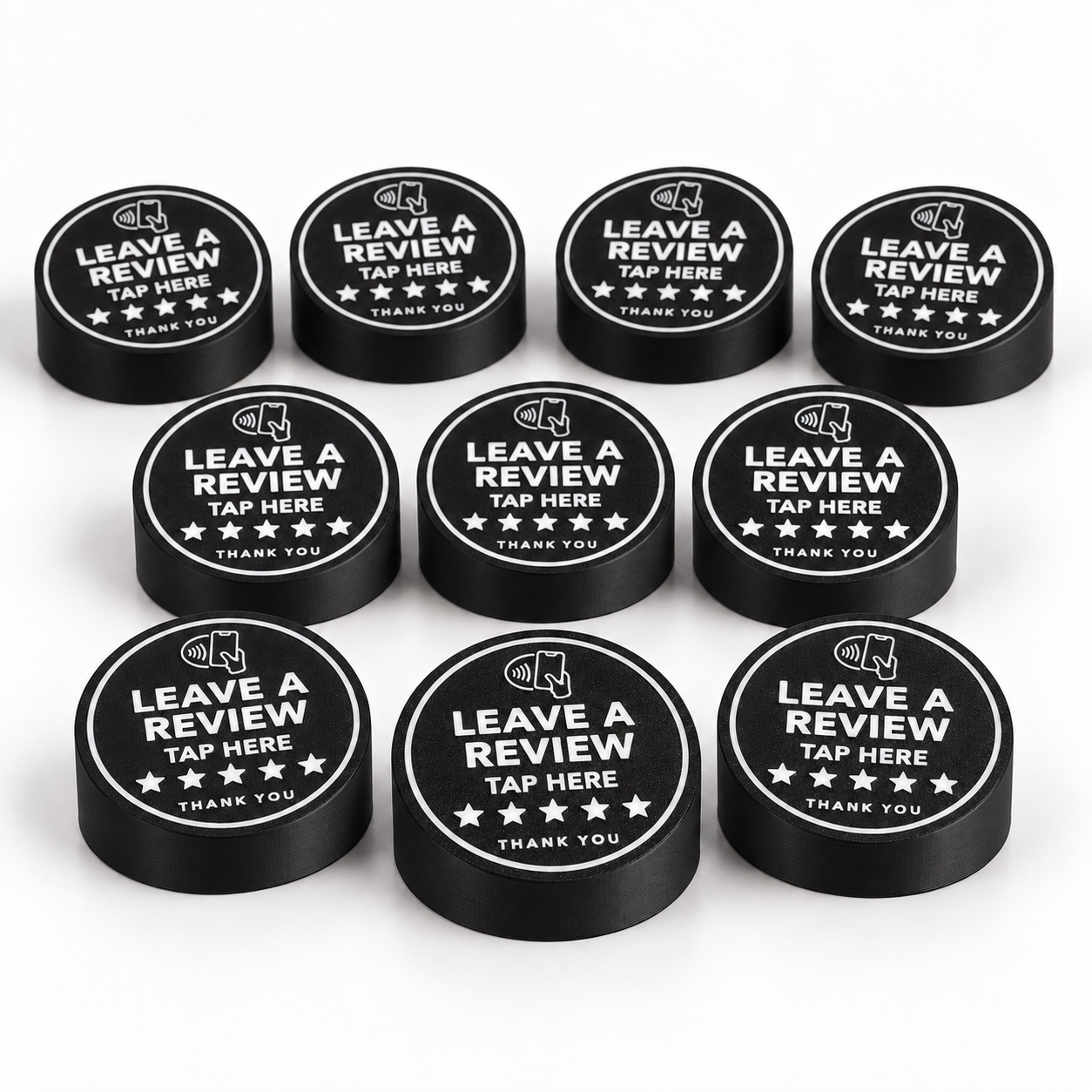 10 pack of Valley Tap Reviews NFC pucks
